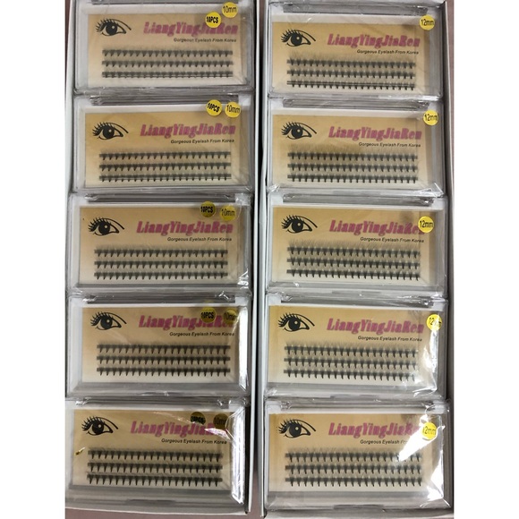 bundle of 10D clusters faux mink lashes lash extensions strips false eye… - Picture 1 of 7